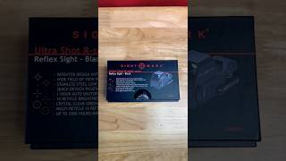 Sightmark Ultra Shot RSpec Reflex Sight unboxing gunshorts sightmark optics [upl. by Dyrraj]