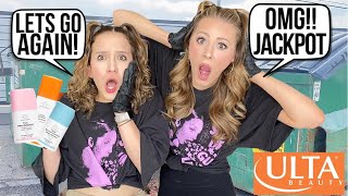 WE WENT DUMPSTER DIVING AT ULTA BEAUTY 💄😱🗑 MUST SEE [upl. by Ahsemot]