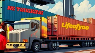 A Day in the Life of a Local Intermodal Truck Driver truckdriver intermodal trucking cdl [upl. by Euhsoj59]