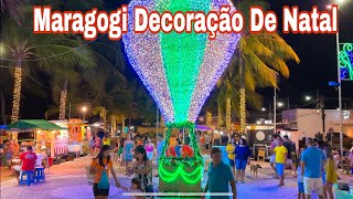 Maragogi Alagoas A Noite Decoração De Natal 2023 [upl. by Eanel]