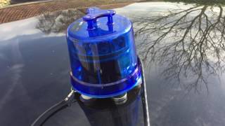 Venta LED Blue Beacon with in built Siren [upl. by Liamaj314]