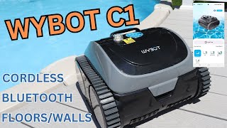 THE BEST CORDLESS POOL VAC  WYBOT C1 the BEST robot vacuum I have ever used [upl. by Schilling]