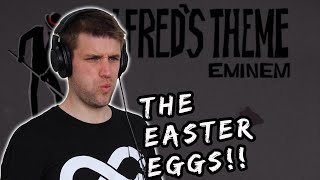 Rapper Reacts to EMINEM ALFREDS THEME LYRIC VIDEO  LETS BREAK MY BRAIN AGAIN [upl. by Eneliak]