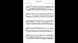 Dear Darlin  Olly Murs Piano Cover with Sheet Music [upl. by Gaw]