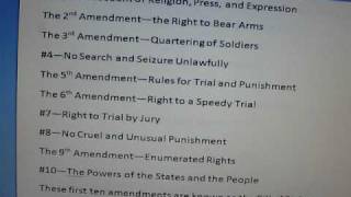 Amendments to the Constitution Song [upl. by Ysiad738]