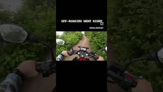 Highway tourer on offroad offroad motovlog ride motorcycle dam mud [upl. by Stoat]