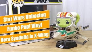 Funko Pop Vinyl Hera Syndulla in XWing Starfighter 642  Star Wars Unboxing [upl. by Sergias640]