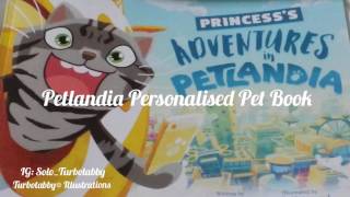 Petlandia Personalised Pet Book Review with promotional code by Turbotabby© Illustrations 😸 [upl. by Perle444]