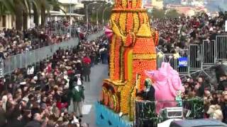 Menton France Carnival Lemon Festival Parade [upl. by Reerg]