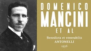 Domenico Mancini in quartet  Benedicta et venerabilis Antonelli  1936 [upl. by Ennairb]