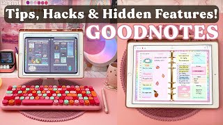 10 BEST GoodNotes Tips Hacks amp Hidden Features  Digital Planning amp Note Taking [upl. by Luisa]