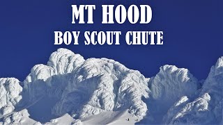 MT Hood Summit Boy Scout Chute 4K [upl. by Iluj]