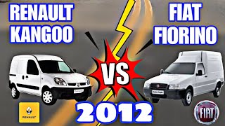 Fiat Fiorino vs Renault Kangoo qual o melhor custo benefício🚐 [upl. by Wj]