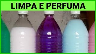 Como fazer desinfetante caseiro  Limpa e Perfuma [upl. by Lletnwahs871]