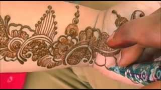 Best Indian Arabic Henna Mehndi Design For HandEid Mehendi 2014 [upl. by Ignatius978]