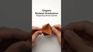 Origami Skeletal Octahedron shorts [upl. by Debi]