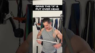 How to Do X3 Bar XPress Tricep Pressdown [upl. by Enirok599]