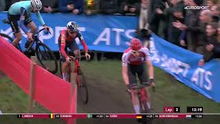 VAN DER POEL vs VAN AERT Epic Showdown  ciclocross HULST 2023 [upl. by Eniad]