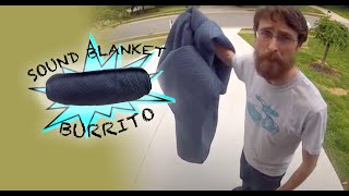 how to roll a sound blanket burrito [upl. by Akirehs677]