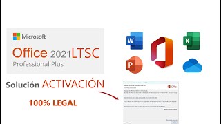 SOLUCIÓN licencia de activación OFFICE 2021 LTSC rápido y sencillo [upl. by Anas]