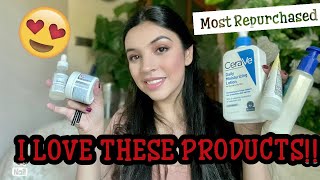 PRODUCTS I BUY AGAIN amp AGAIN  Products Ive REPURCHASED After Ive Used Them Up [upl. by Kowatch851]