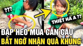 Thấy cậu bé ĐẬP HEO GOM TIỀN mua cần câu người xem clip rủ lòng tốt TẶNG QUÀ  Tin Nhanh 3 Phút [upl. by Leasia]