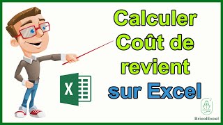 Comment calculer cout de revient excel [upl. by Natalya]