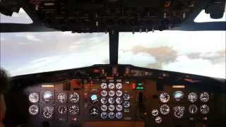 Boeing 727200 Home cockpit Challenging approaches 7 HIILS or LOC RWY 21 KROW [upl. by Anura]