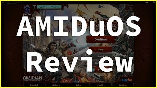 AMIDuOS Emulator Review  Fast amp Plays Android Games [upl. by Inwat]