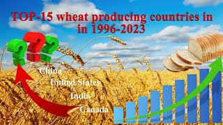 TOP15 wheat producing countries in 19962023 forecast  Production of bread [upl. by Reyna]