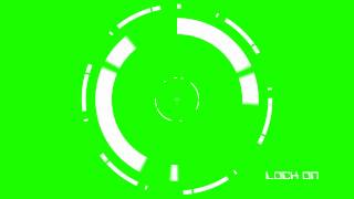 Lock On Target  Green Screen Animation [upl. by Lecrad]