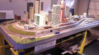 N Scale Layout Tour [upl. by Sinnel]