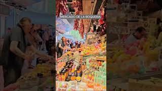 Market La Boquería Barcelona Spain 🇪🇸 lasagradafamilia barcelona Spain [upl. by Deirdra]