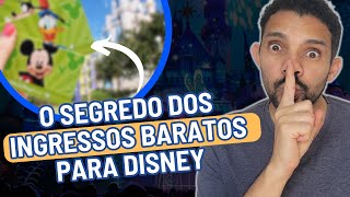 Como Comprar Ingresso da Disney MAIS BARATO  Passo a Passo [upl. by Sebastien]