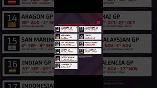 Jadwal MotoGP 2024 [upl. by Odracir]