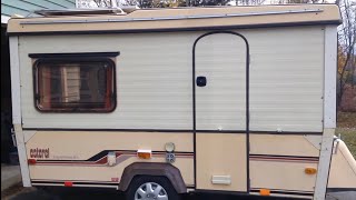 1984 Esterel Supermatic S15 Folding Caravan  Hardwall Camper Trailer nhcaravan [upl. by Ayahsey894]