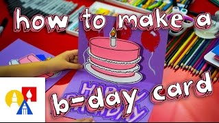 How To Make A Pop Up Birthday Card [upl. by Abdu]