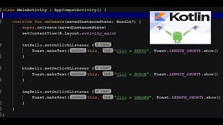 Como dar clic a TextView Button e ImageView Android y Kotlin [upl. by Atteram607]