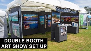 How to set up an art show booth in 60 seconds [upl. by Imoen452]