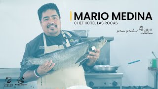 Cocinando Totoaba de cultivo con el chef Mario Medina OlandaSeafood [upl. by Eirod]