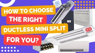 How to Choose The BEST Ductless MiniSplit System For You Mitsubishi Ductless [upl. by Hepsiba]