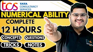 Complete TCS Numerical Ability Preparation in One Video  TCS NQT Preparation  TCS Smart Hiring [upl. by Eugen]