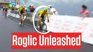 Critérium du Dauphiné 2024 Stage 7 Highlights Primoz Roglic Holds Off Matteo Jorgenson Still Leads [upl. by Anma427]