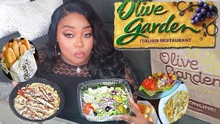 OLIVE GARDEN MUKBANG EATING SHOW [upl. by Valentine]