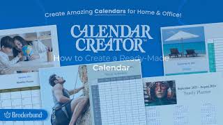 How To Create a Ready Made Calendar [upl. by Niala33]