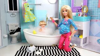 Barbie Baby Doll Tommy Adventures amp Travel Routine [upl. by Frankhouse]