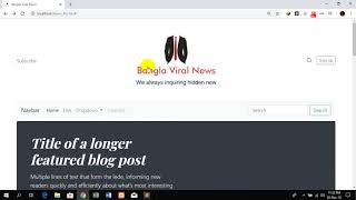 How to use logo in bootstrap navbar  Bootstarp 41  how to use Website icon  2018 [upl. by Attenat]