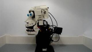 LEGO Technic Pneumatic Head sings  Hommage to Martin Kippenberger [upl. by Nwahsel]