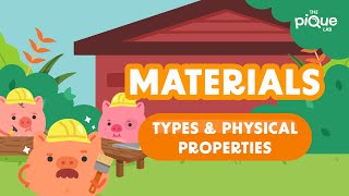 Materials Types amp Physical Properties  Primary School Science Animation [upl. by Aihsetal452]