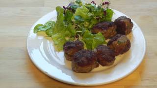 Meatballs beef mince cumin amp coriander How to make recipe [upl. by Aanas40]